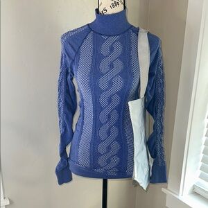 Athleta Blue Comet Compression Top